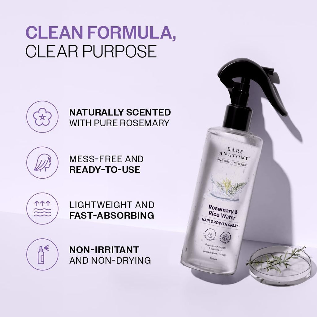 Rosemary Water Spray for Hair Growth