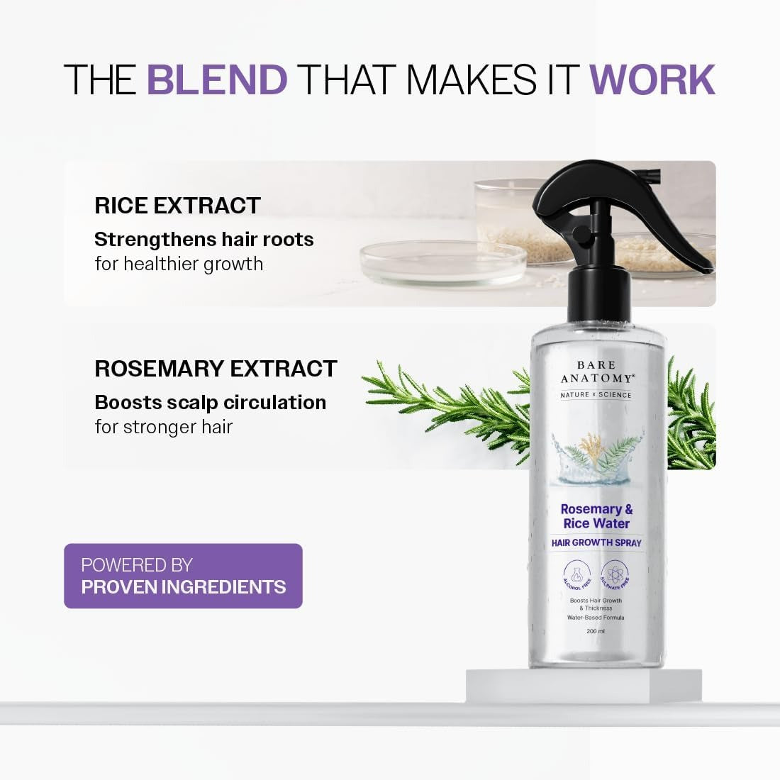 Rosemary Water Spray for Hair Growth