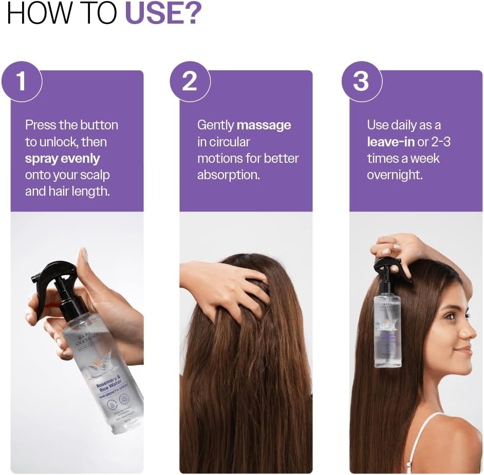 Rosemary Water Spray for Hair Growth